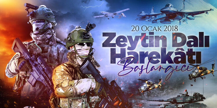 Zeytin Dalı Harekatı'nın 6'ncı yıl dönümü kutlandı