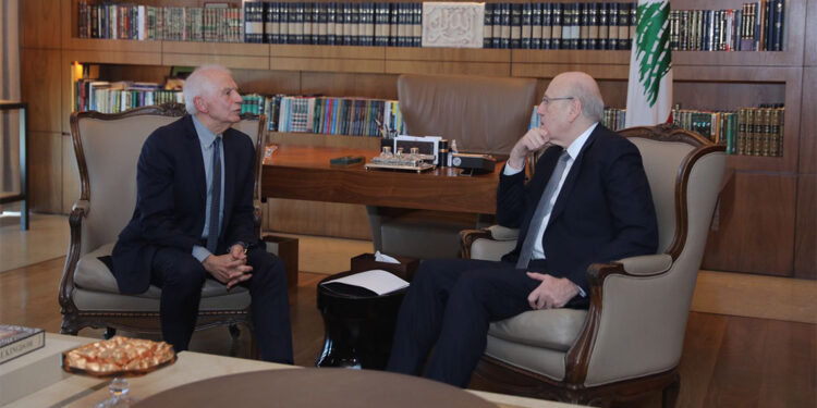 AB Yüksek Temsilcisi Josep Borrell Lübnan'da temaslarını sürdürüyor