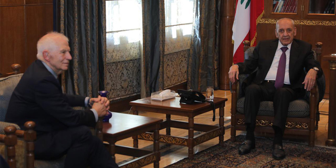 AB Yüksek Temsilcisi Josep Borrell Lübnan'da temaslarını sürdürüyor