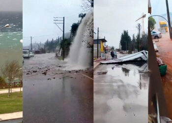 Antalya'da sağanak ve fırtına hayatı felç etti