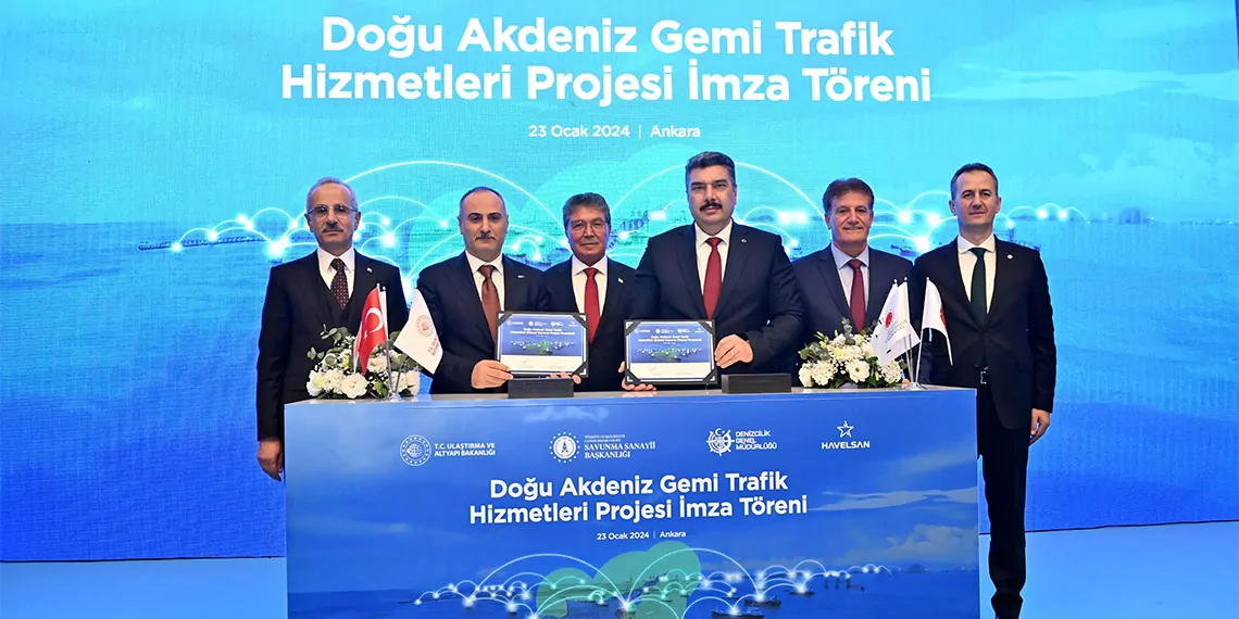 Türkiye ile kuzey kıbrıs türkiye cumhuriyeti (kktc) arasında 3 trafik gözetleme istasyonu ve 1 gemi trafik hizmetleri merkezinden oluşan 'doğu akdeniz gemi trafik hizmetleri sistemi kurulumu projesi i̇mza töreni' gerçekleşti. Ulaştırma ve altyapı bakanı abdulkadir uraloğlu, "proje ile doğu akdeniz'de etkinliğimizi arttıracak, mavi vatan'ımızda çıkarlarımızı koruyacak, kktc çevre denizleri ve ülkemiz arasındaki deniz alanında tüm deniz trafiğini izleyebileceğiz" dedi.