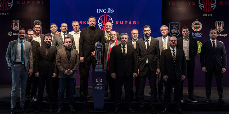 ING Türkiye Kupası'nda çeyrek final ve yarı final eşleşmeleri yapıldı