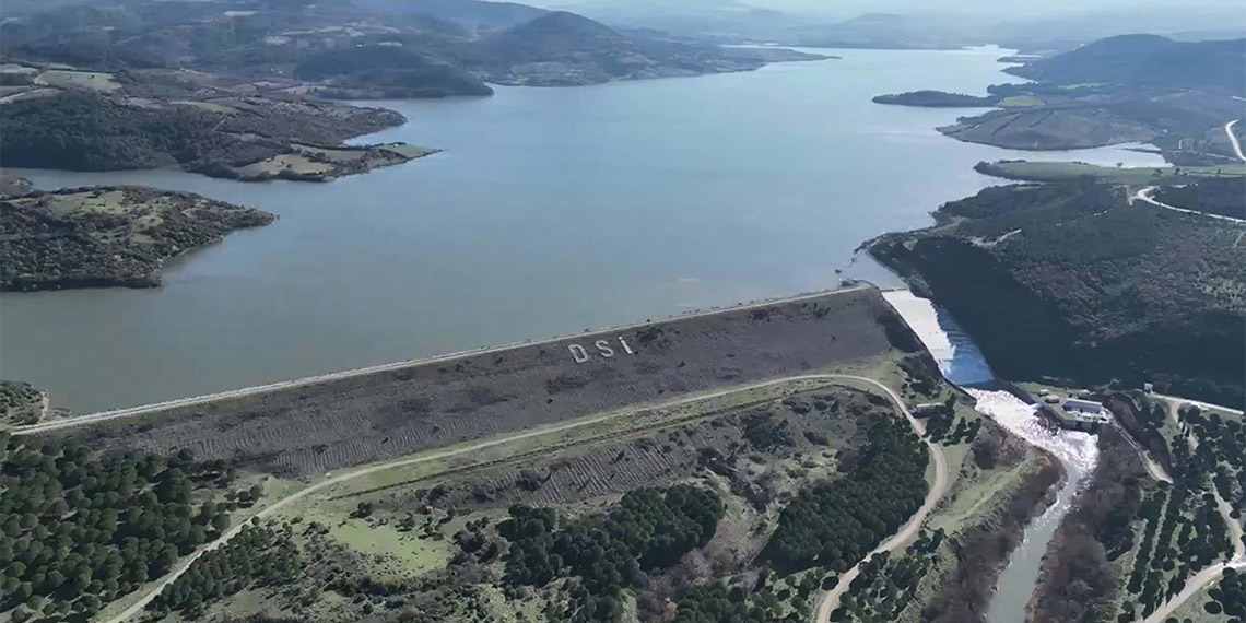 Bayramiç Barajı'nın su seviyesi yüzde 100'e ulaştı