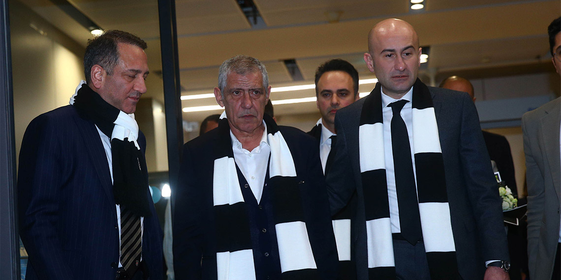 Beşiktaş'ın yeni teknik direktörü Santos İstanbul'da
