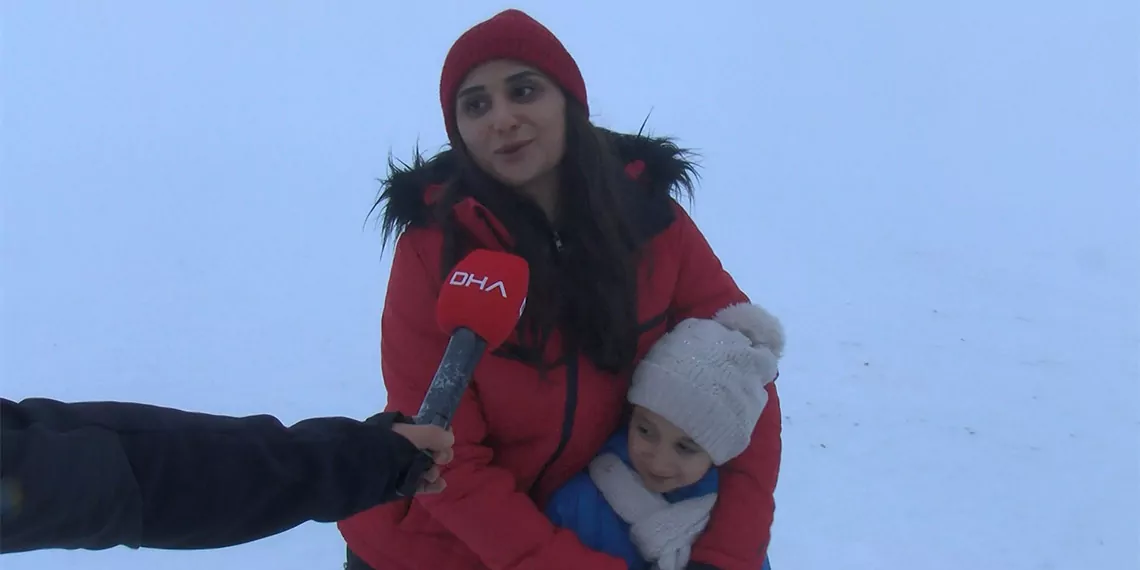 Hava sıcaklığının en yüksek 7, en düşük ise sıfırın altında 8 derece olarak ölçüldüğü 'beyaz cennet'te sömestir tatili cep yakıyor.