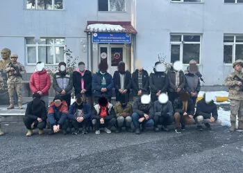 Bitlis kırsalında 18 kaçak göçmen yakalandı