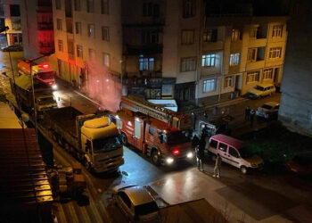 Bursa'da park halindeki kamyonette çıkan yangın söndürüldü