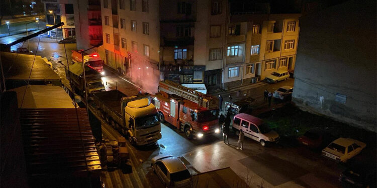 Bursa'da park halindeki kamyonette çıkan yangın söndürüldü