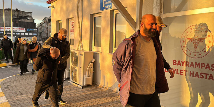 Casusluk operasyonu; 33 şüpheli, sağlık kontrolünden geçti