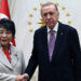 Erdoğan Japonya Dışişleri Bakanı Kamikawa Yoko'yu kabul etti