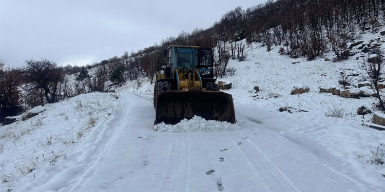 Diyarbakır'da kardan kapanan 22 mahalle yolu açıldı