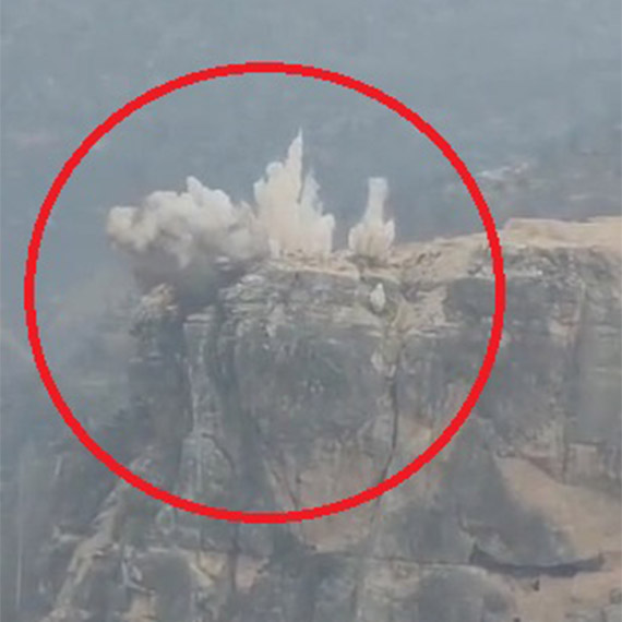 Viyadük yapımında dinamit patlatıldı; Taşköprü zarar gördü