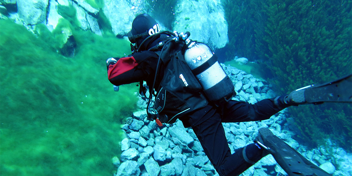 Gökpınar Gölü'ne eksi 7 derecede irtifa dalışı