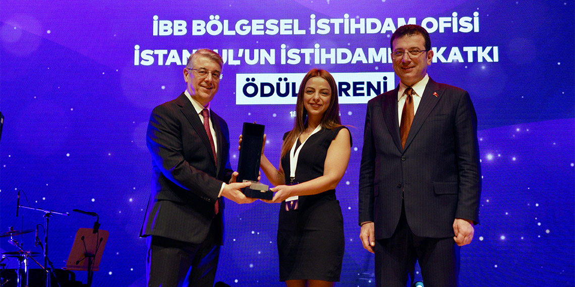 'İstanbul'un İstihdamına Katkı Ödül Töreni'ne katılan İstanbul Büyükşehir Belediye Başkanı Ekrem İmamoğlu, 170 binden fazla insanın iş bulmasına aracılık ettiklerini açıkladı.