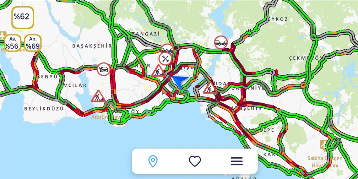 Istanbulda yeni yilin ilk is gununde trafik yogunlugu 2078 dhaphoto1 - i̇stanbul haberleri, yerel haberler - haberton