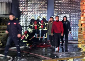 Kayseri'de palet üretim fabrikasında yangın