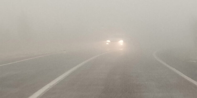 Mardin'de sis etkili oldu, sürücüler zor anlar yaşadı