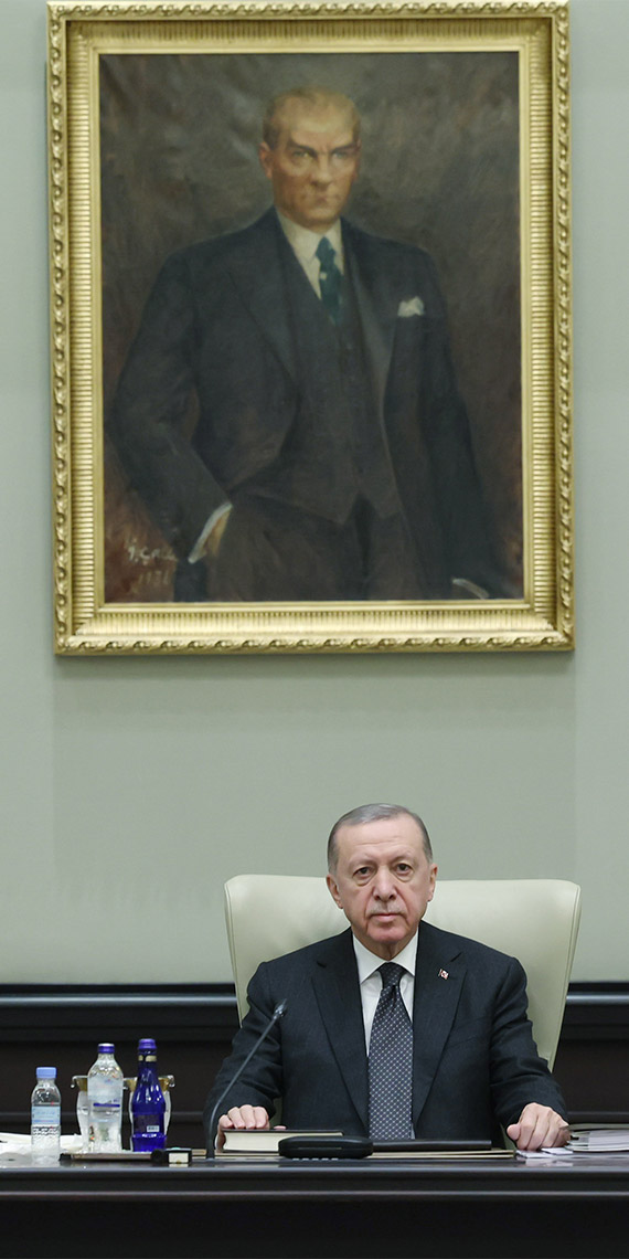 Yılın ilk MGK'sı, Cumhurbaşkanı Recep Tayyip Erdoğan başkanlığında toplandı.