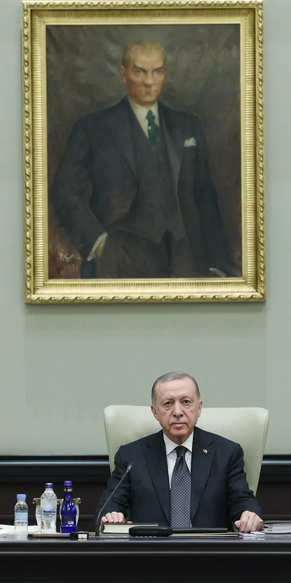 Yılın ilk mgk'sı, cumhurbaşkanı recep tayyip erdoğan başkanlığında toplandı.