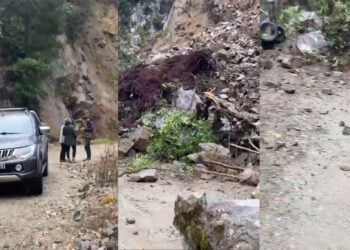 Rize'de heyelan; yayla yolu kapandı