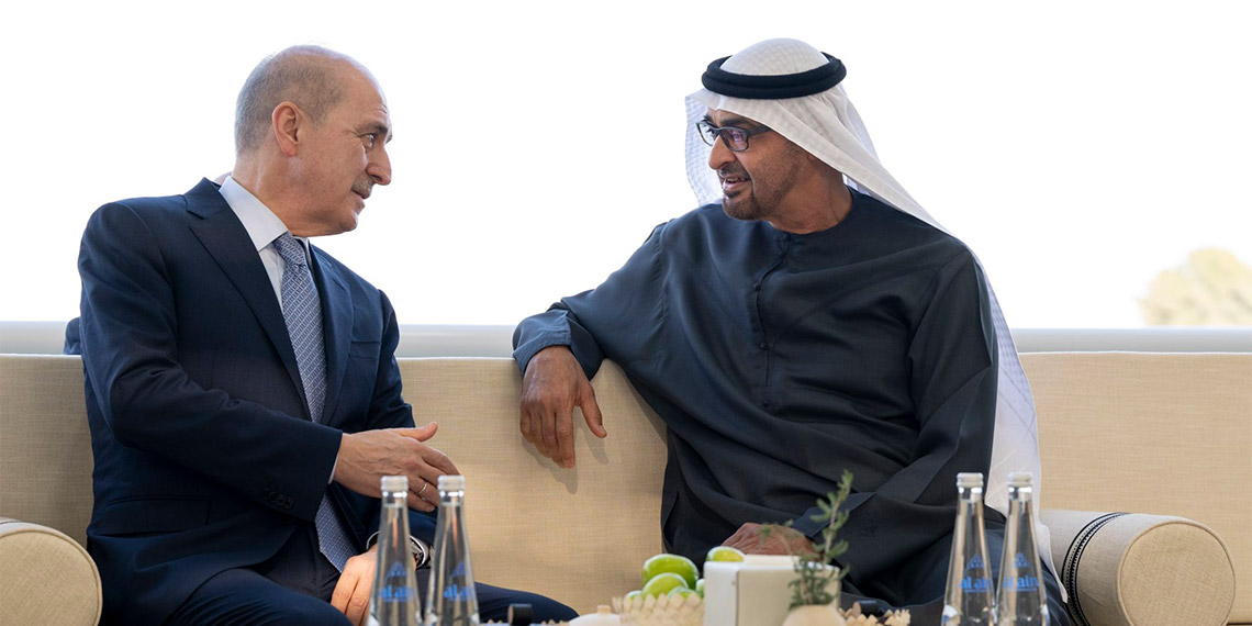 Numan Kurtulmuş BAE Devlet Başkanı ile görüştü