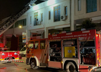 Ümraniye Sanayi Sitesi'nde yangın
