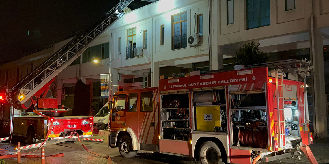 Ümraniye Sanayi Sitesi'nde yangın