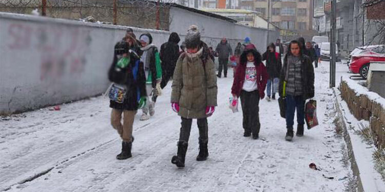 Van'ın 3 ilçesinde eğitime 1 gün ara verildi