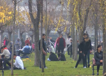 Yeni yılın ilk gününde İstanbullular parklara akın etti