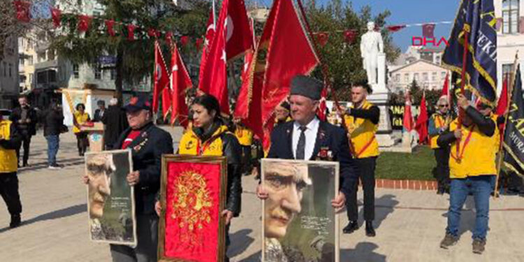 57'nci Alay şehitleri, sancak devir teslim töreni ile anıldı