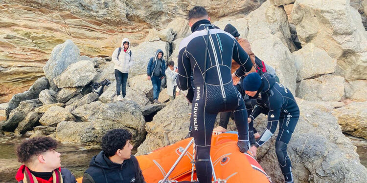 Bodrum'da kaçak göçmen operasyonları