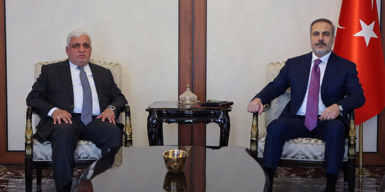 Bakan Fidan, Haşdi Şabi Heyeti Başkanı ile görüştü