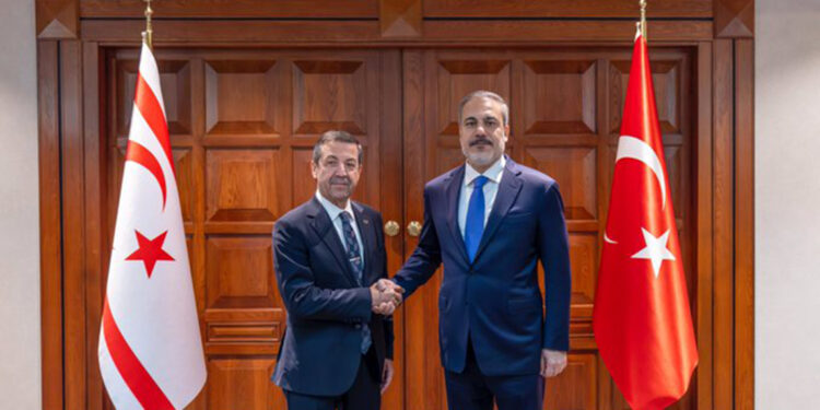 Bakan Fidan, KKTC Dışişleri Bakanı ile görüştü