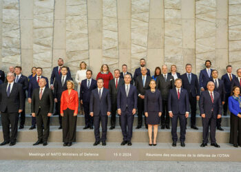 Bakan Güler, NATO toplantısı aile fotoğrafı çekimine katıldı