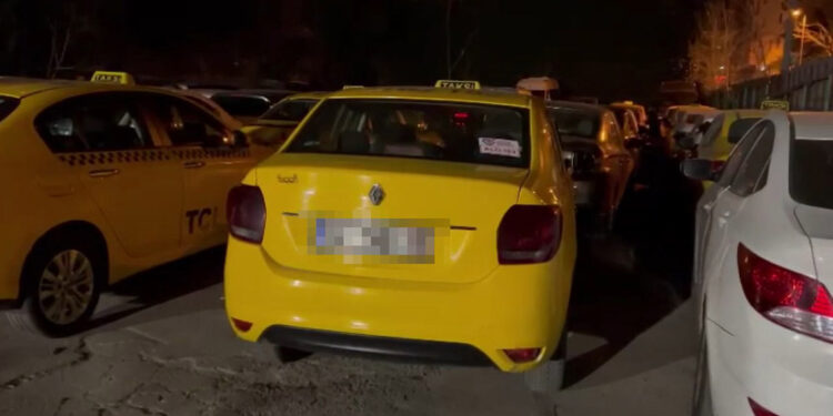 Beşiktaş'ta taksimetre açmayan şoföre 9 bin 574 lira ceza
