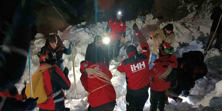 Bingöl'de çığ düştü