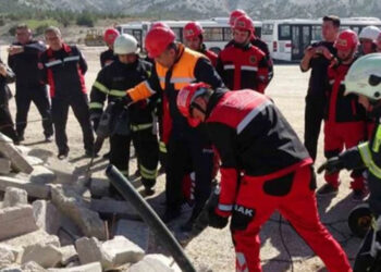 Burdur'da arama kurtarma ekibi ilk tatbikatını yaptı