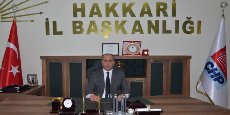 CHP Hakkari il başkanı görevinden istifa etti