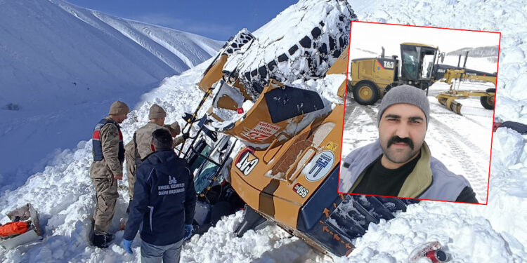 Çığda yaralanan operatör hayatını kaybetti