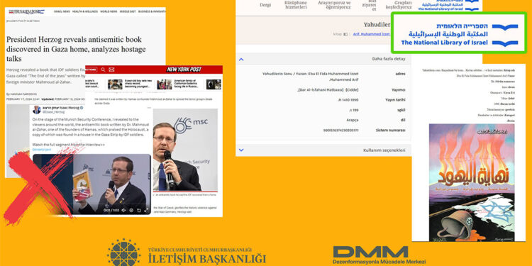 İletişim Başkanlığı'ndan 'Yahudilerin Sonu' kitabı açıklaması
