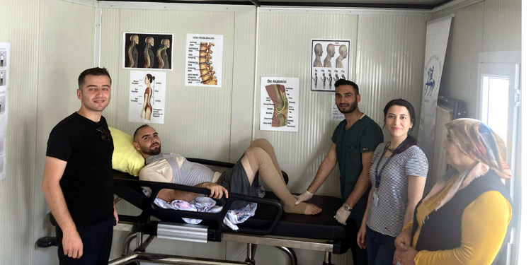 Depremzedeler fizik tedavi ve rehabilitasyonla hayata bağlandı