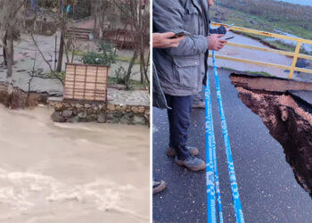 Diyarbakır'da sağanak; çay taştı, köprü yıkıldı