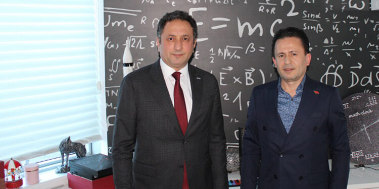 Dr. Ercan Varlıbaş, Dr. Yazıcı'yı ziyaret etti