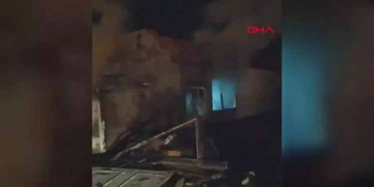 Edirne'de tek katlı evdeki yangın söndürüldü