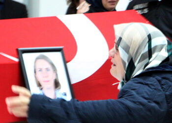 Eski eşinin öldürdüğü polis Sevda, Tekirdağ'a uğurlandı