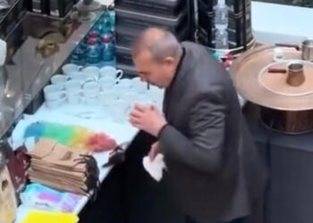 Fincanları tükürerek temizleyen işletmecinin iş yeri kapatıldı
