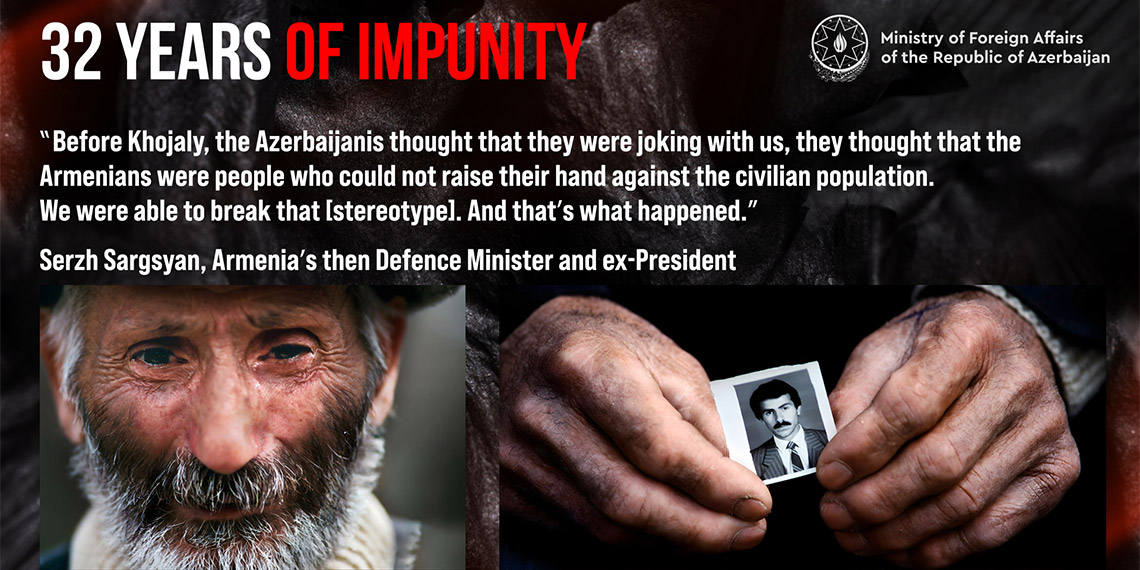 Hocalı Katliamı suçluları adalet önüne çıkarılacaktır