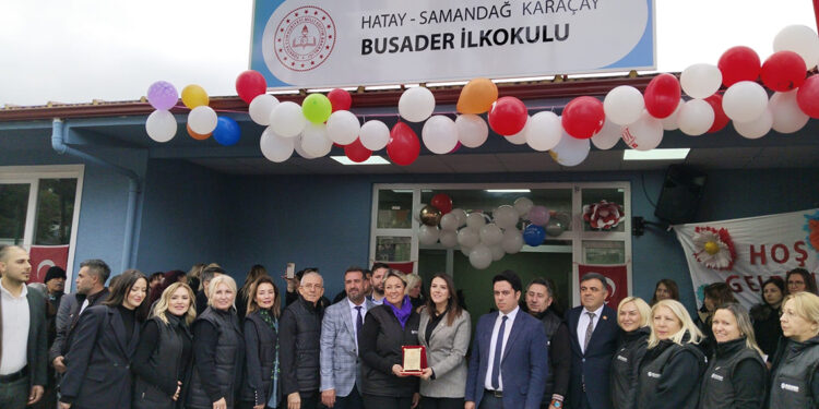 Hatay'da BUSADER İlkokulu eğitime açıldı