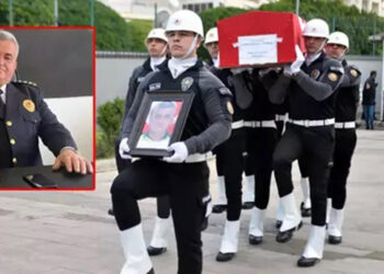 Hayatını kaybeden emniyet müdürü, gözyaşlarıyla uğurlandı