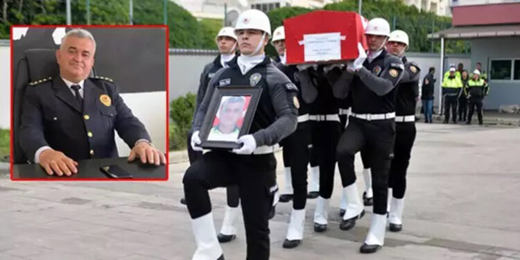 Hayatını kaybeden emniyet müdürü, gözyaşlarıyla uğurlandı